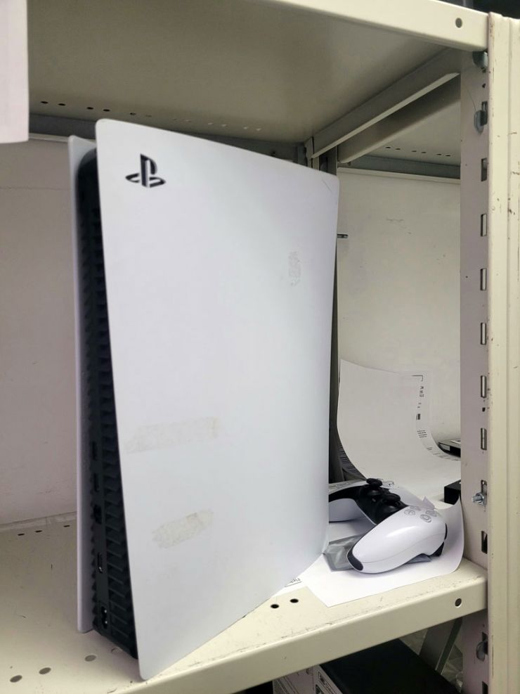 PS5 after having its HDMI port replaced at RescueTECH in Regina